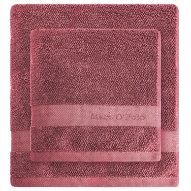 Acheter En Ligne Serviette de Bain Marc O‘Polo Melange Deep Rose Warm Red