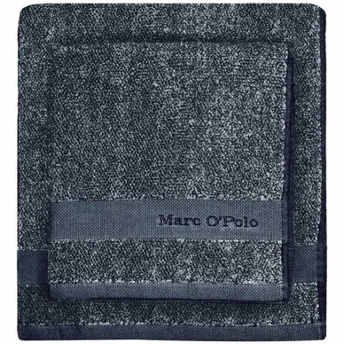 Nouveauté Serviette Invité Marc O‘Polo Melange Anthracite Silver