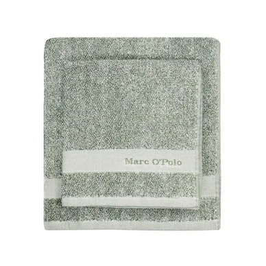 Serviette Invité Marc O‘Polo Melange Green Off White Meilleure Vente