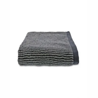 Serviette Invité Marc O‘Polo Timeless Tone Stripe Anthracite Silver Commander Maintenant