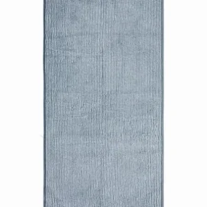 Serviette Invité Marc O‘Polo Timeless Tone Stripe Smoke Blue Off White Expédié Aujourd'hui