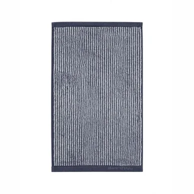 Serviette Invité Marc O‘Polo Timeless Tone Stripe Marine Light Silver Pas Cher