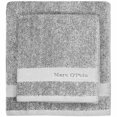Serviette de Toilette Marc O‘Polo Melange Grey White Satisfait Ou Remboursé