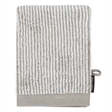 Gant de Toilette Marc O‘Polo Timeless Tone Stripe Oatmeal White Retour Gratuit