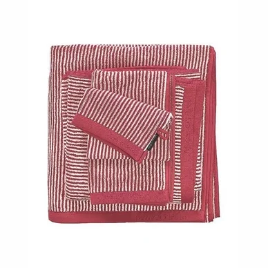 Serviette de Toilette Marc O‘Polo Timeless Tone Stripe Deep Rose Vente Flash