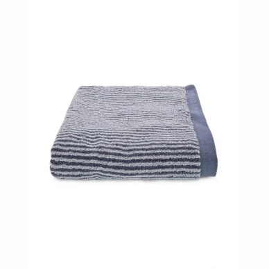 Serviette de Toilette Marc O‘Polo Timeless Tone Stripe Smoke Blue Off White Promotion