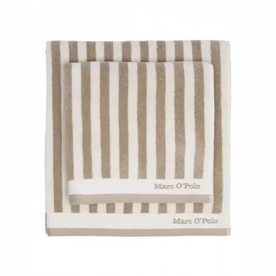 Serviette de Bain Marc O‘Polo Classic Stripe Beige Ecru Prix Réduit
