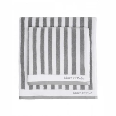 Usine Directe Serviette de Bain Marc O‘Polo Classic Stripe Grey White
