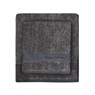 Serviette de Bain Marc O‘Polo Melange Marine Light Silver Acheter En Ligne