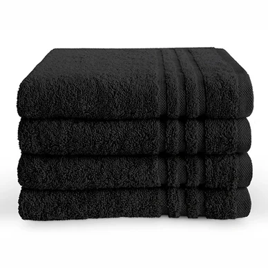 Serviette de Bain Byrklund Bath Basics Noir Coton (70 x 140 cm) Commander Vite