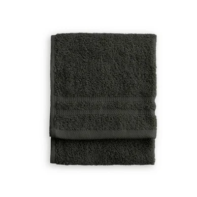 Bon Plan Serviette Invité Byrklund Bath Basics Anthracite Coton (Lot de 2)