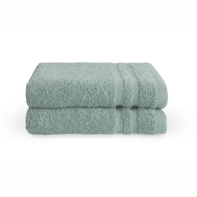 Offre Limitée Serviette Invités Byrklund Bath Basics Sea Blue Cotton (Lot de 2)