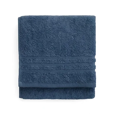 Expédié Aujourd'hui Serviette de Toilette Byrklund Bath Basics Blue Cotton (50 x 100 cm)