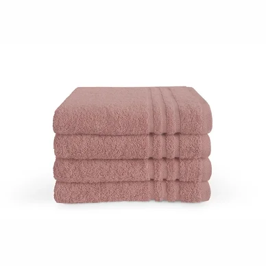 Vente Directe Serviette de Toilette Byrklund Bath Basics Vieux Rose Cotton (70 x 140 cm)