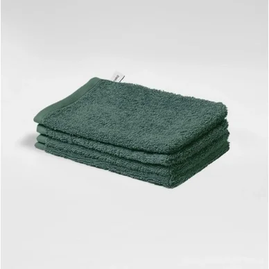 Gant de Toilette Yumeko Forest Green (Lot de 4) Retour Gratuit