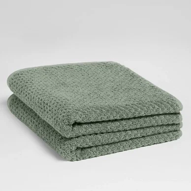 Serviette de Toilette Yumeko Stone Green (Lot de 2) Offre Exclusive