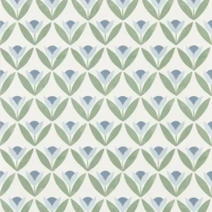 Tulip Trellis Coast Blue Marque