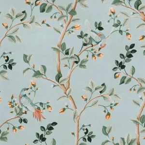 Birds Prosperity Turquoise Produit De Marque