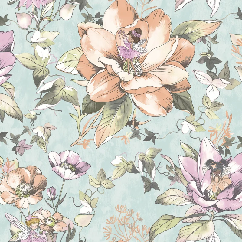 Nouvelle Collection Floral Fairies Teal