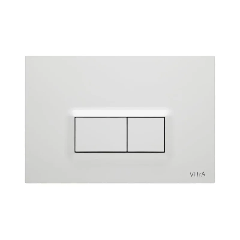 Commander Vite Loop R plaque de déclenchement double touche, blanc brillant (740-0600)