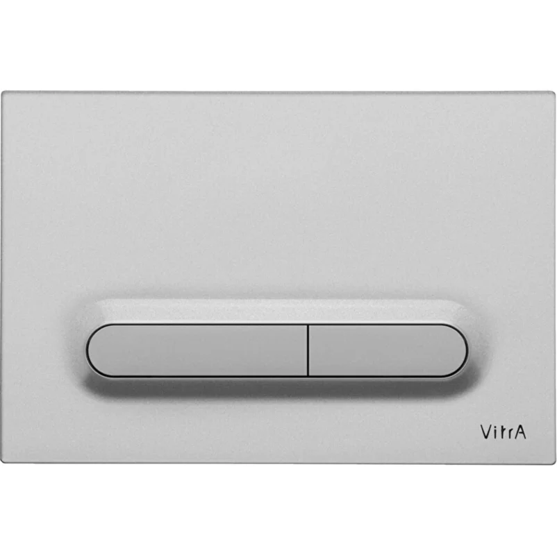 Loop T Plaque de déclenchement double touche, chrome mat (740-0785) Commander Vite