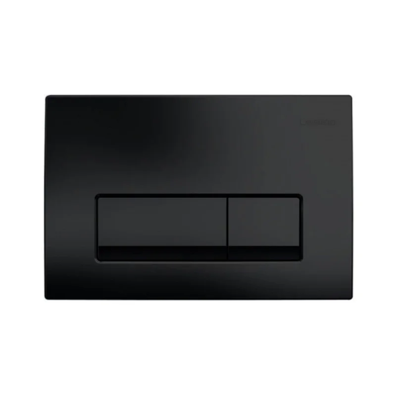Delta 50 Plaque de commande double touche, Noir mat (115.119.14.1) Petit Prix