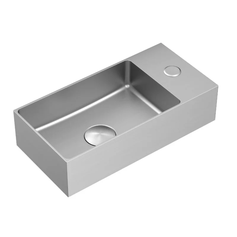 Populaire Aurum Lave mains en Acier Inoxydable 304, 36x18x9cm, Chrome brossé (SATAUR3618BS)