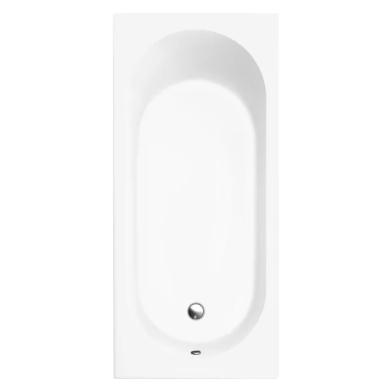 O.NOVO 170 x 70 cm Baignoire rectangulaire, sans pieds, blanc (UBA177CAS2V-01) Quantité Limitée