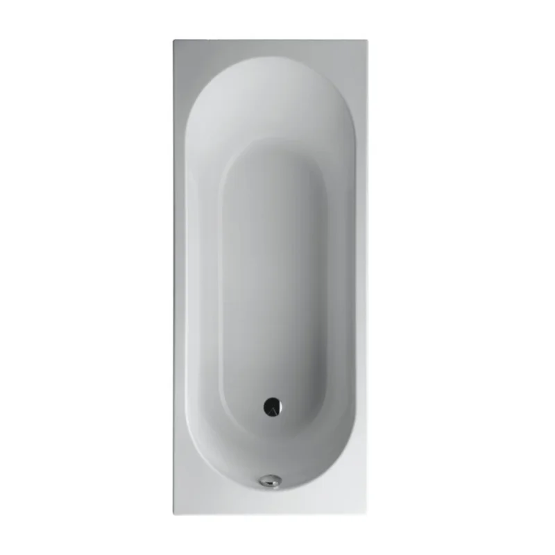 O.NOVO 170 x 75 cm Baignoire rectangulaire, sans pieds, blanc (UBA170CAS2V-01) Paiement Sécurisé