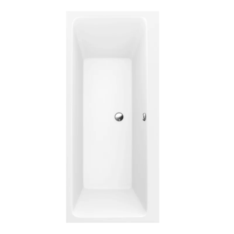 Solde Subway 190x90 cm Baignoire rectangulaire, sans pieds, blanc (UBA199SUB2V-01)