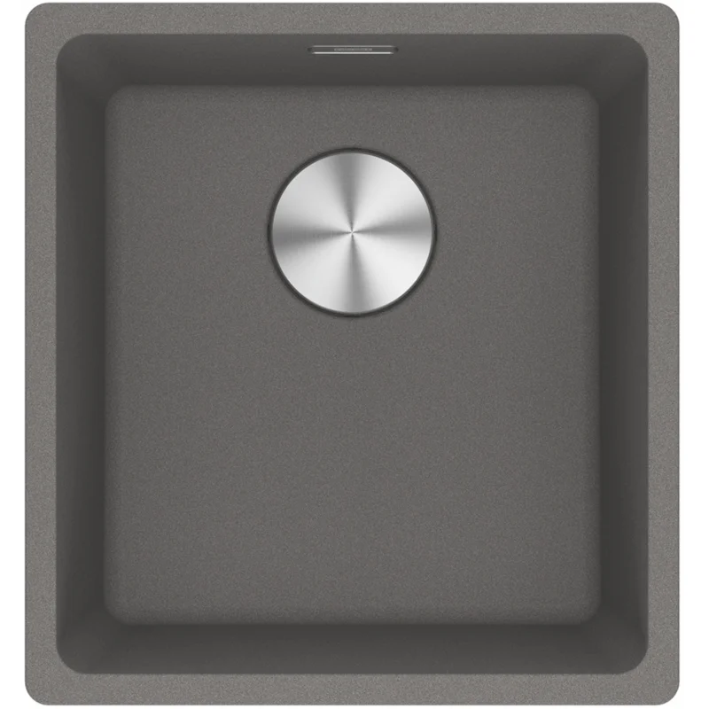 Maris MRG 110-37 Evier sous plan 40x43cm en Fragranit+, Pierre Grise (MRG110-37SK) Vente Directe