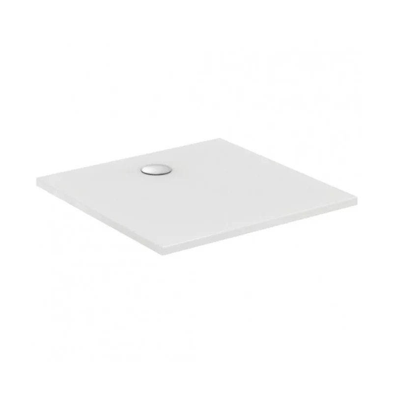 Marque STRADA 90x90cm Receveur de douche ULTRA FLAT en céramique, traitement antidérapant, blanc (T2562YK)