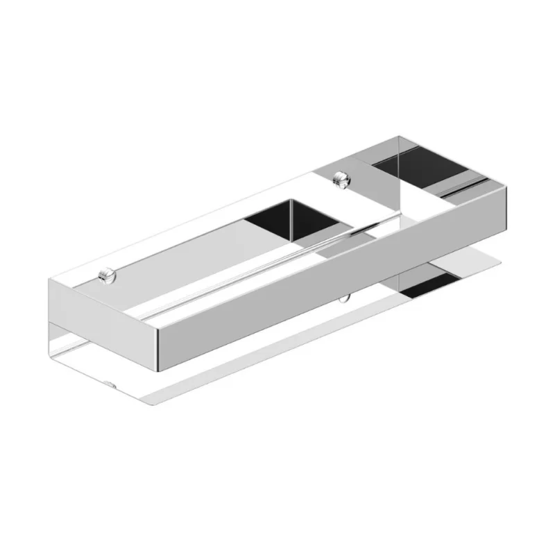 Etagère de salle de bain 30x10x5,5 cm, inox (SATDPOL3012NRZ) Prix Bas
