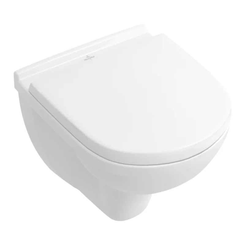 Cuvette suspendue à fond creux, 36x49x33 cm + Abattant avec frein de chute, blanc (O.NOVOCOMPACT) Produit De Marque