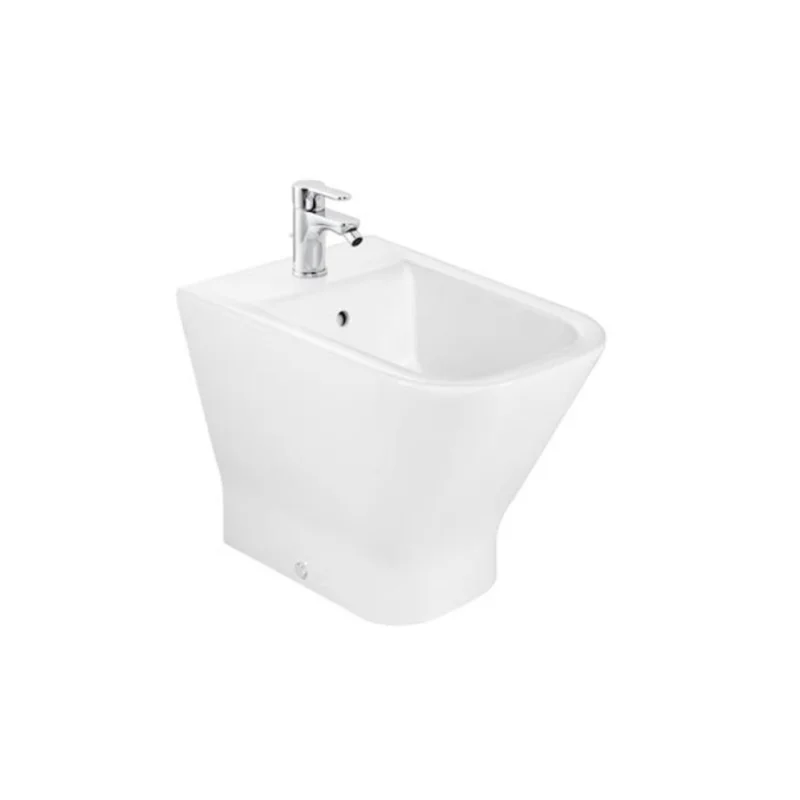 Réduction Set The Gap Bidet à poser blanc, 35x44cm + Mitigeur bidet avec bec chromé et tirette