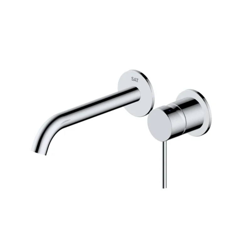 Must-Have Aurum mitigeur lavabo encastré à levier avec corps d‘encastrement, chrome brillant (SATBAUR101CR)