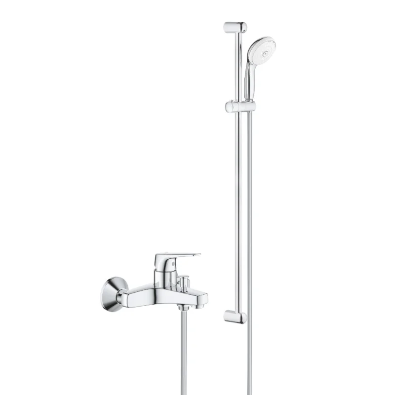 Tempesta 100 ensemble de douche complet 3 jets + mitigeur de baignoire 1/2", chrome (23601000-28789002) Achat Immédiat