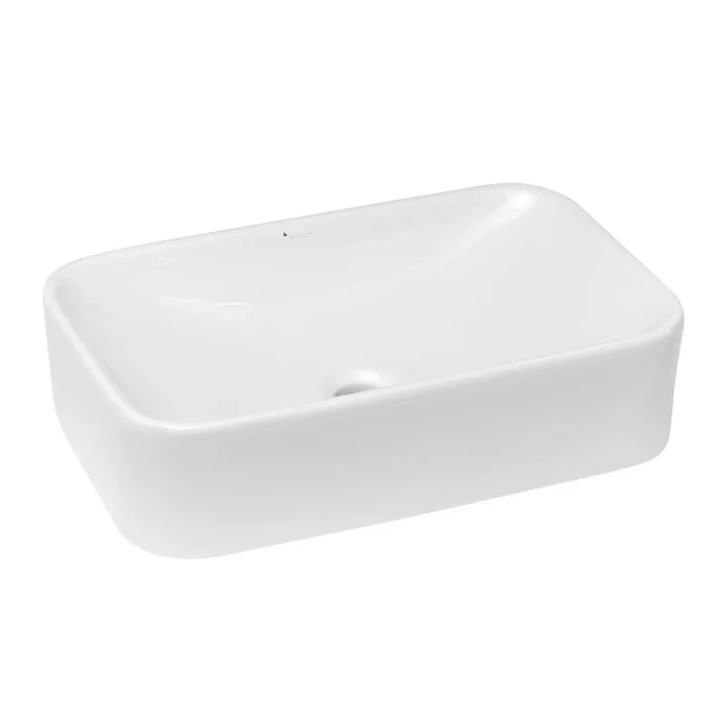 Lavabo pour plan de travail Glacera Vallone, 49x30 cm, sans trop-plein (VA4930) Bon Plan