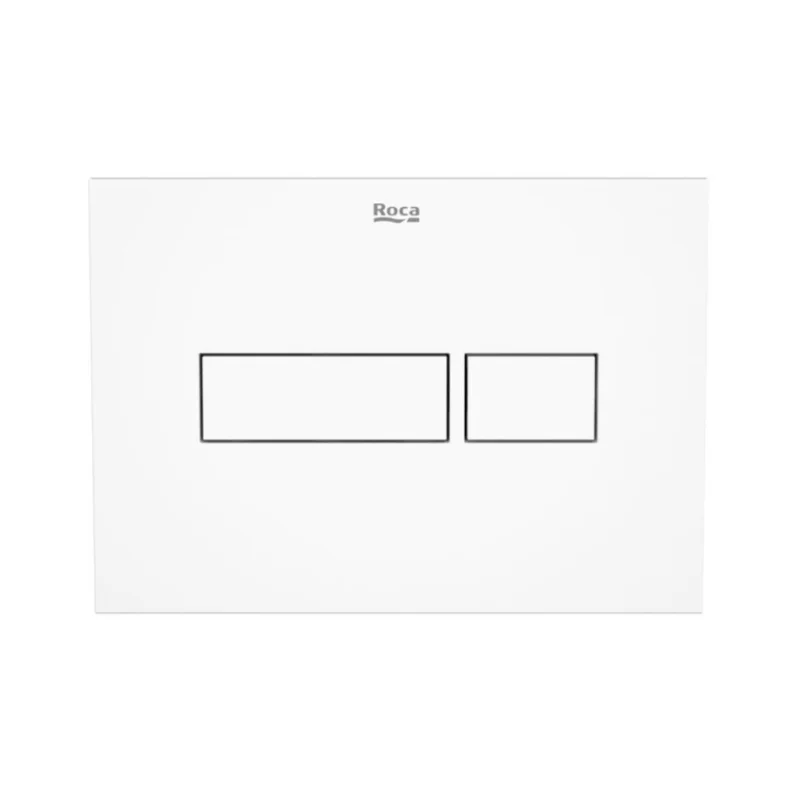 Offre Spéciale Plaque de commande double touche en plastique, blanc (A890220200)