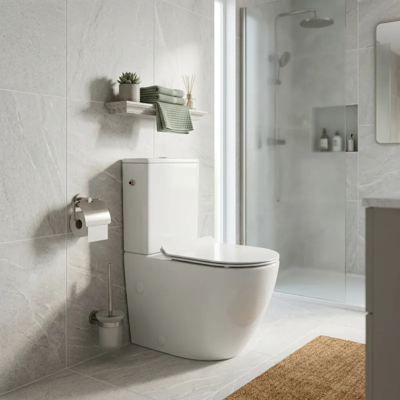 PixL WC à poser sans bride + abattant SoftClose + réservoir de chasse, alimentation latérale, blanc brillant (CEPX030RREXVP) Acheter En Ligne