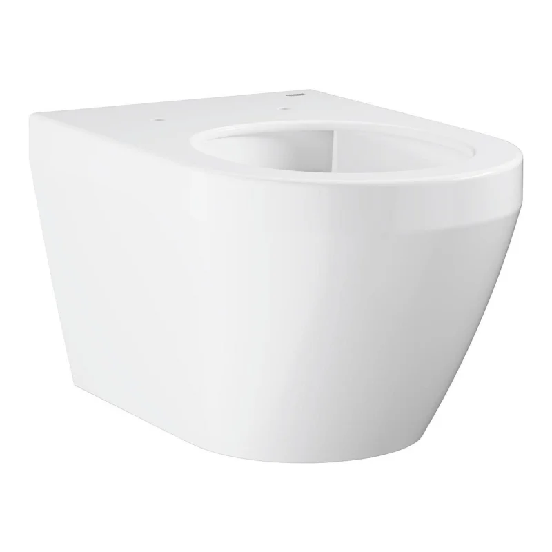 Euro Ceramic cuvette WC suspendu sans bride en céramique avec fixations invisibles, blanc (102485SH00) Nouvel Arrivage