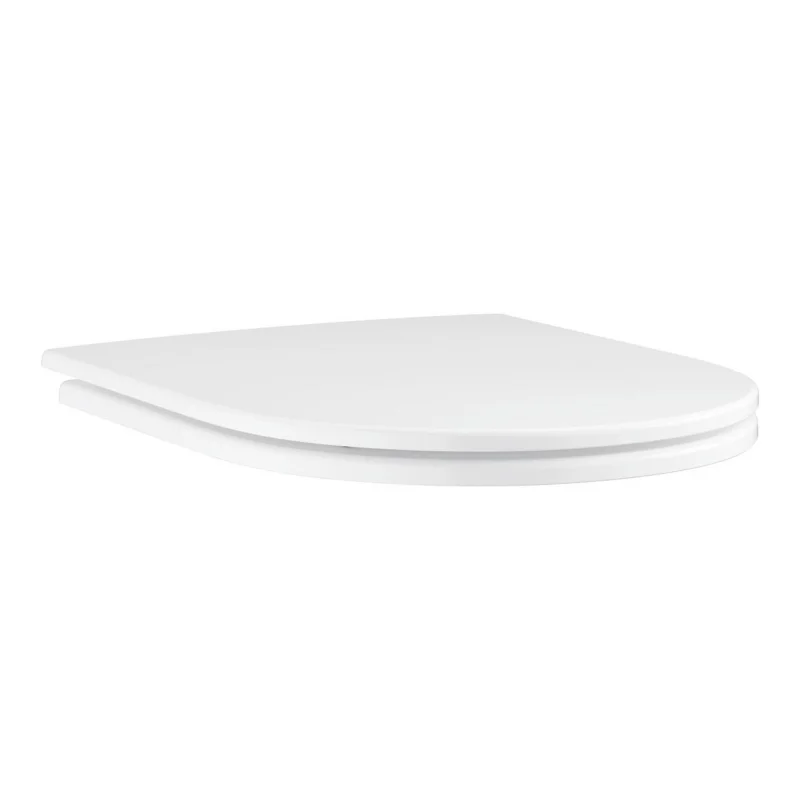 Euro Ceramic siège abattant WC en Duroplast amovible avec frein de chute, blanc (102500SH00) Satisfait Ou Remboursé