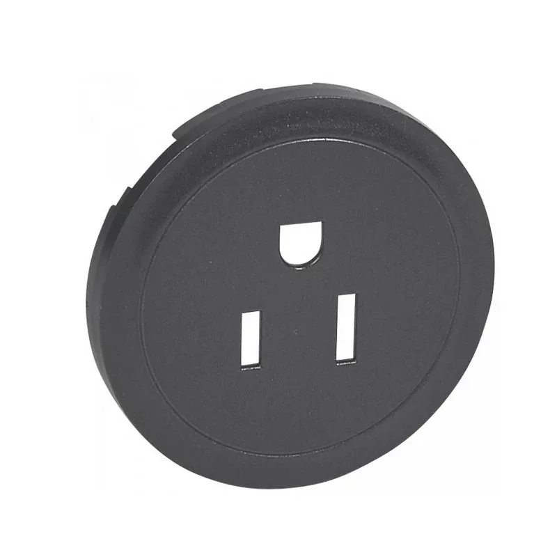 Legrand 067967 Enjoliveur prise 2P+T Céliane Graphite US Remise