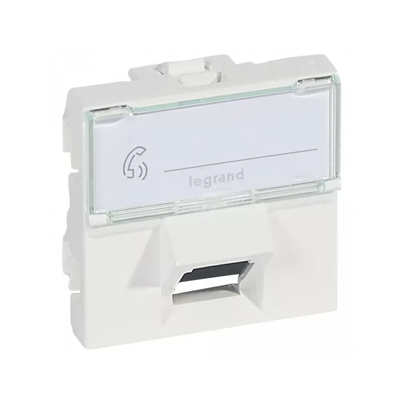 Petit Prix Legrand 076505 Prise rj45 Cat6 FTP 45° 2 mod Mosaic