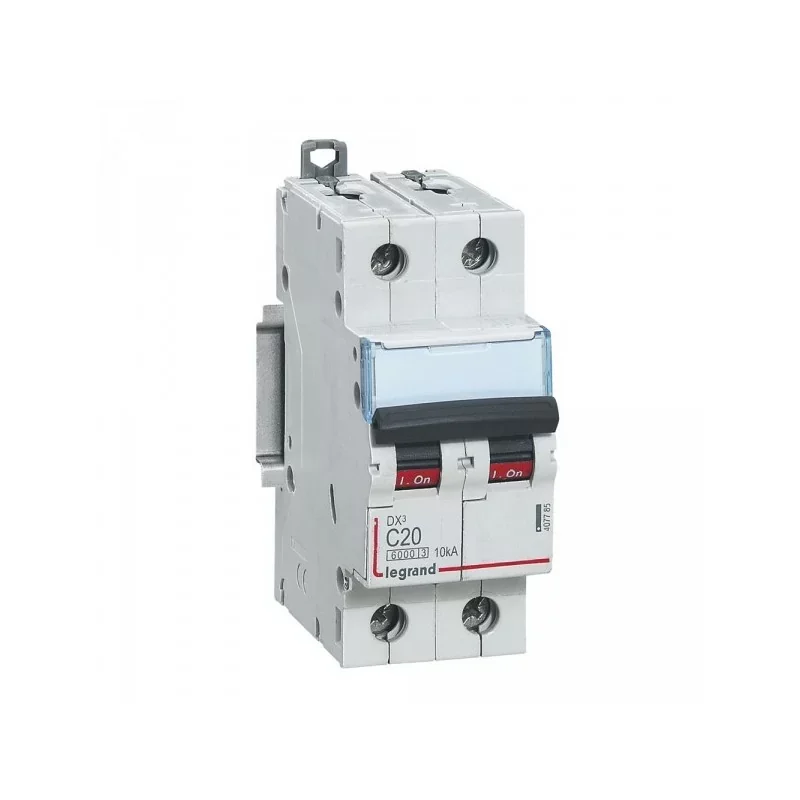 Legrand 407785 Disjoncteur DX3 6000 2P 20A courbe C Marque