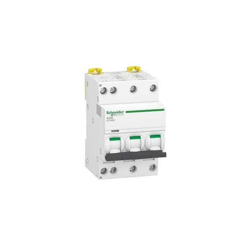 Expédition Rapide Schneider A9P71725 Disjoncteur 3P+N 25A courbe C Acti9 IDT40K