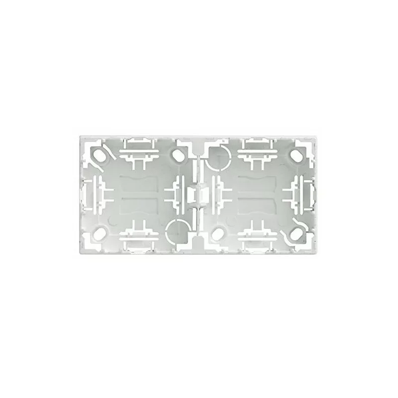 Prix Choc Arnould 63926 Cadre saillie 2 postes blanc - Profil 2