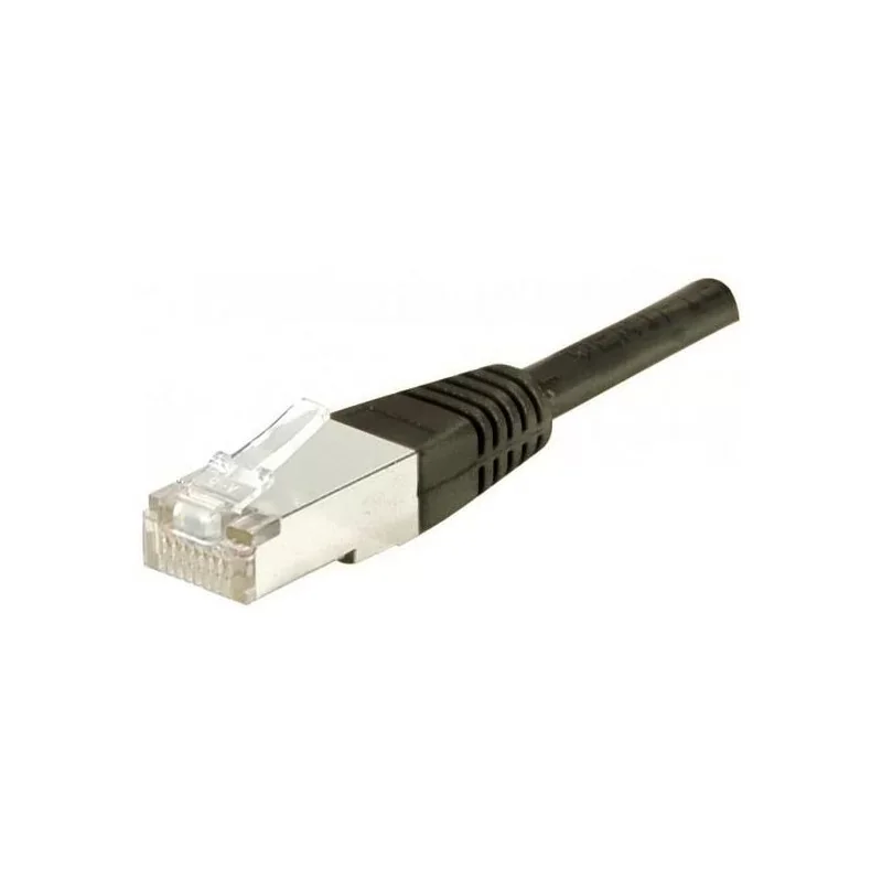 Populaire Cordon patch 852561 - RJ45 F/UTP Cat 6 - Noir - 0,30m