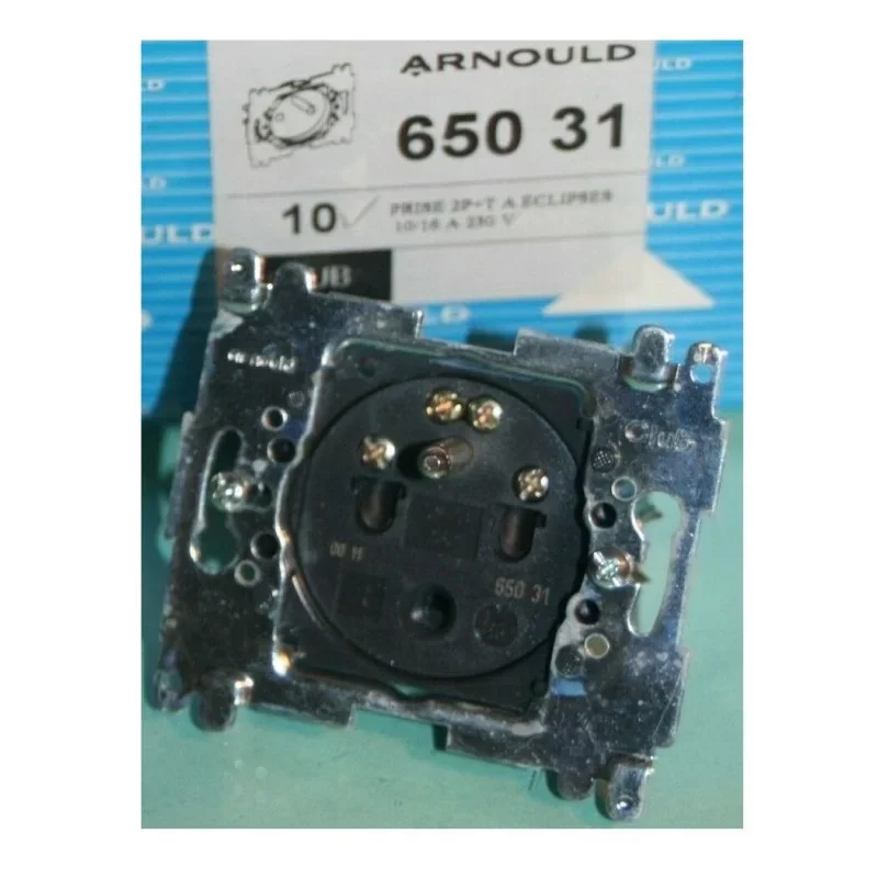 Arnould 65031 Prise 2P+T 10/16A 230V à éclipses - Club Offre Exclusive