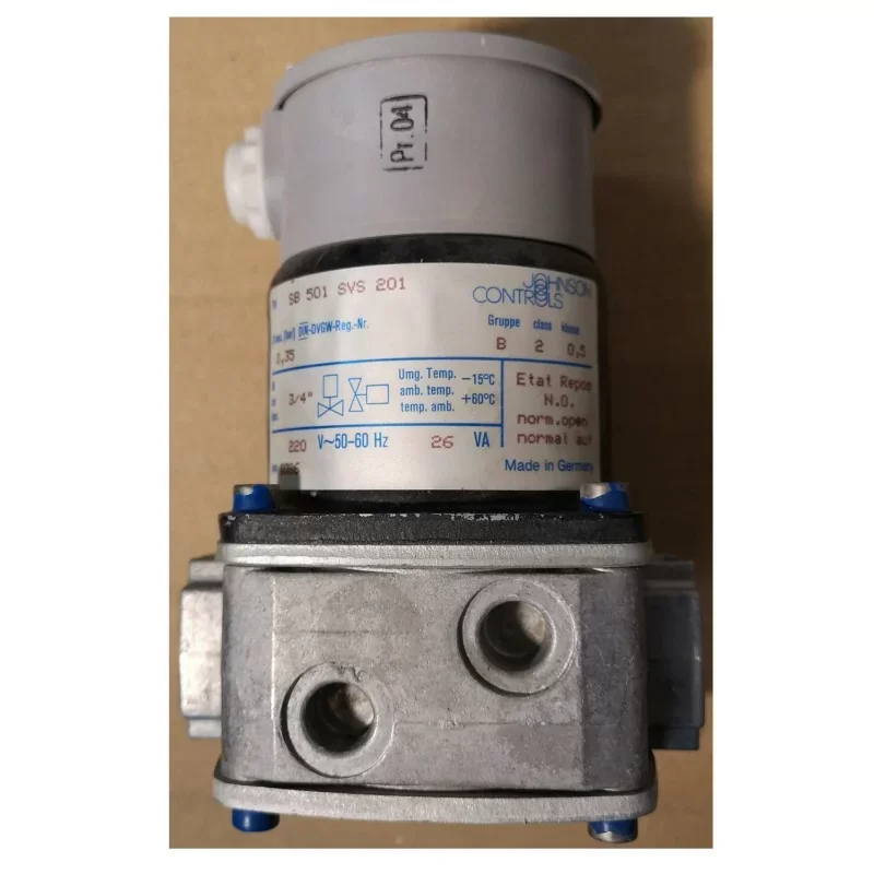 Johnson Controls SB-501-SVS-201 Vanne solénoïde 3/4" 220V 50/60Hz 26VA Expédié Aujourd'hui